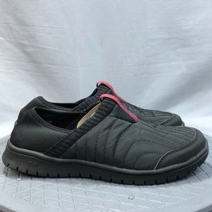 Ryka Womens Nylon Slip on Sami Shoes Black Size 9 Wide